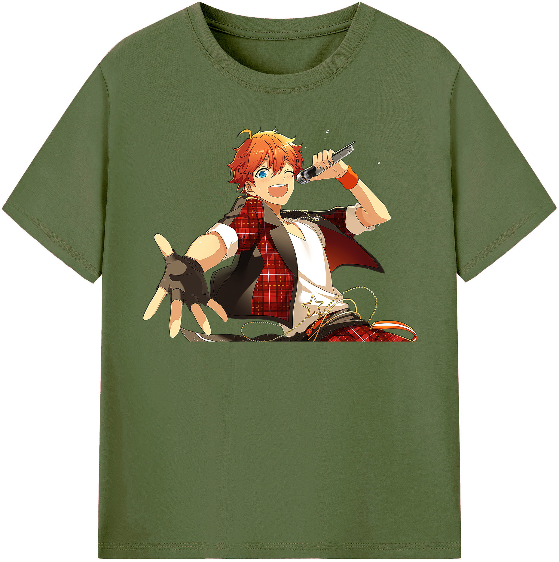 （画像用） あんさんぶるスターズ! Ensemble Stars 綿100％半袖Tシャツ（フロントプリント）